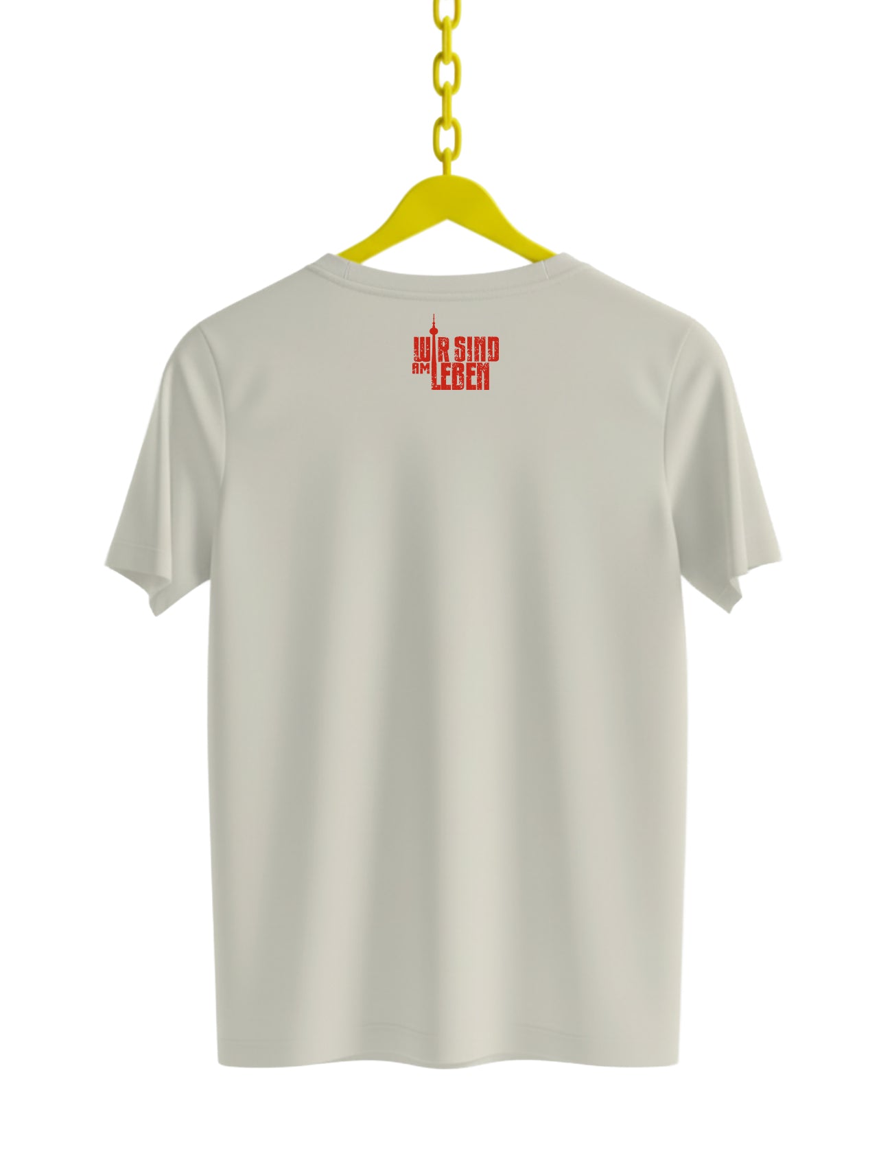 Wir sind am Leben - T-Shirt - Konsum Hoffnung - Off White