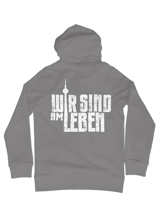 Wir sind am Leben - Zipper - tanzen2000 - Grau