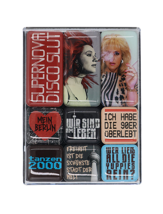 Wir sind am Leben - Magnetset - 9 Stück