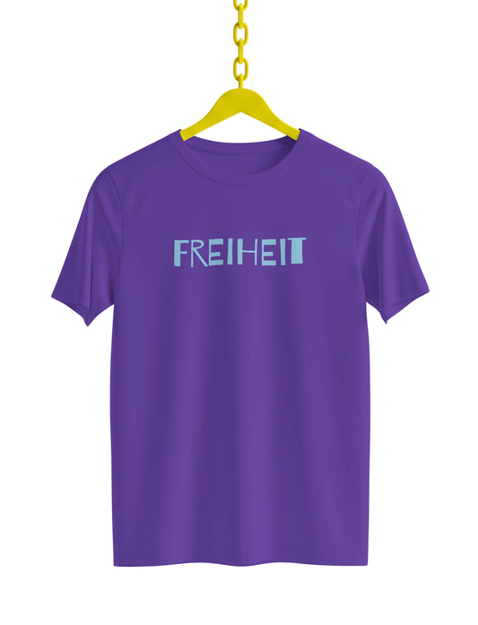 Wir sind am Leben - T-Shirt - Freiheit - Dark Purple