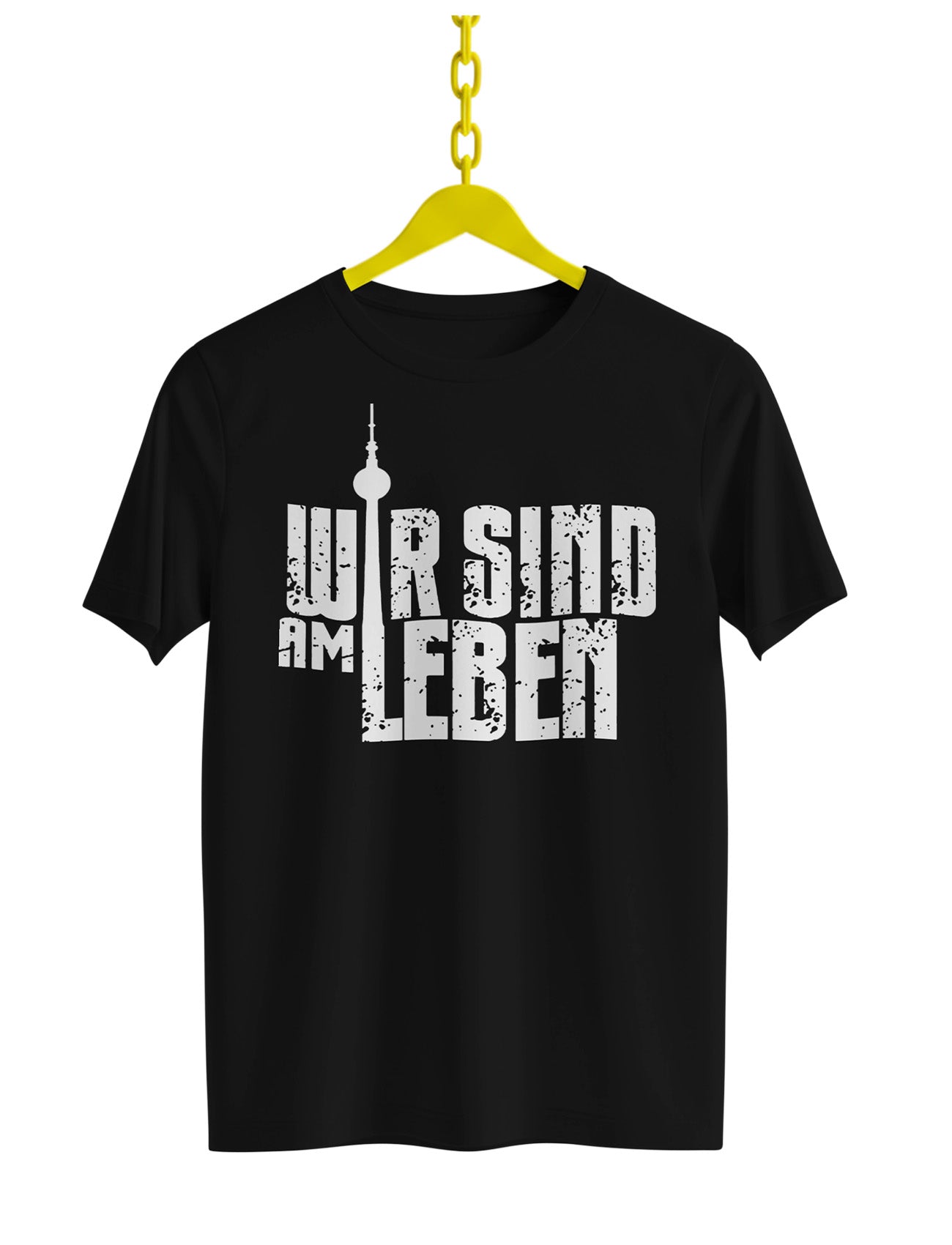 Wir sind am Leben - T-Shirt - Schwarz